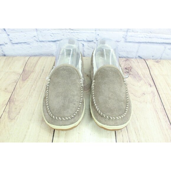 LL Bean Mountain Slippers Moccasin Dark Cement Size 6 M - Picture 4 of 9